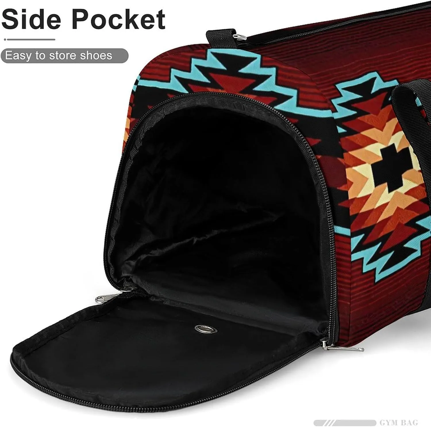 Aztec Tribal Lightweight And Large Capacity Fitness Bag