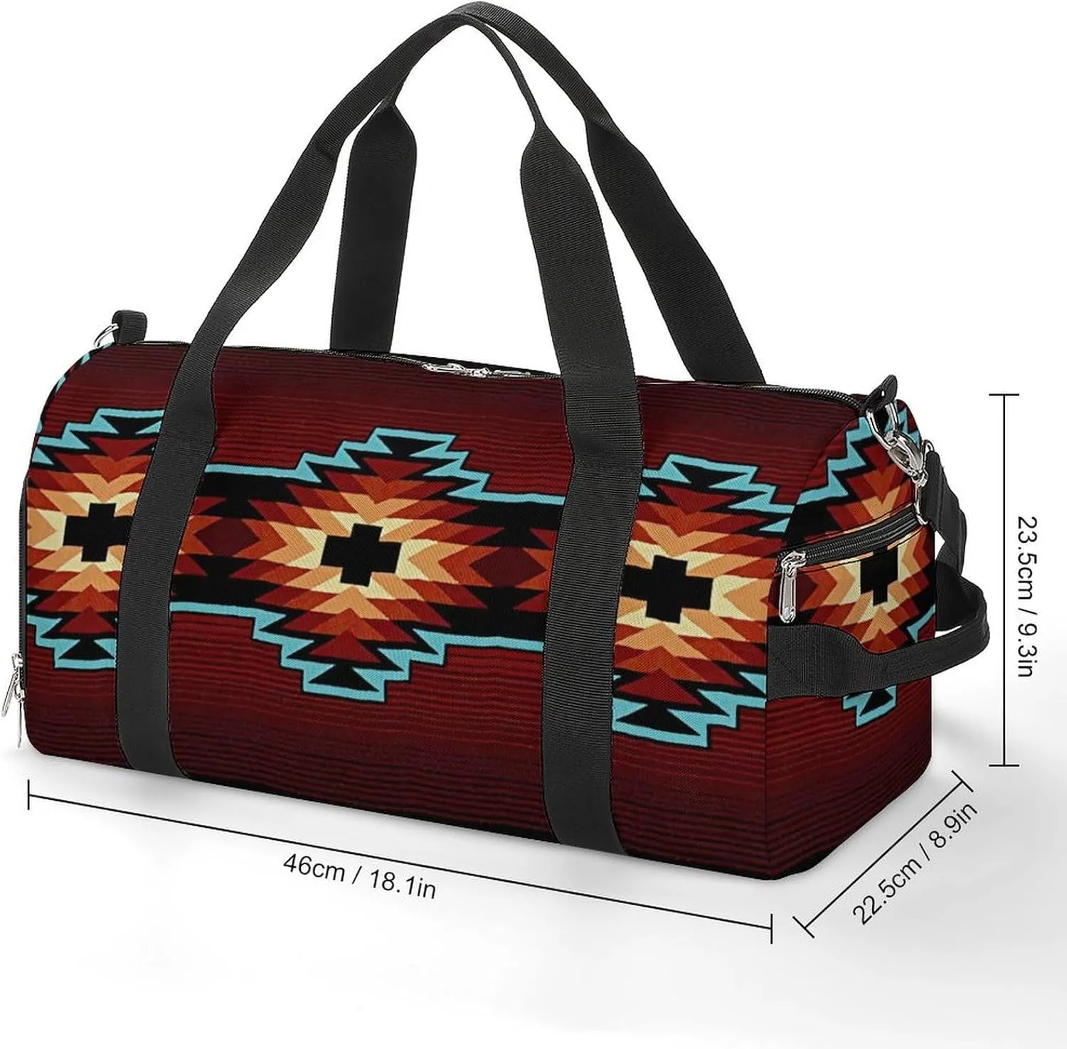 Aztec Tribal Lightweight And Large Capacity Fitness Bag