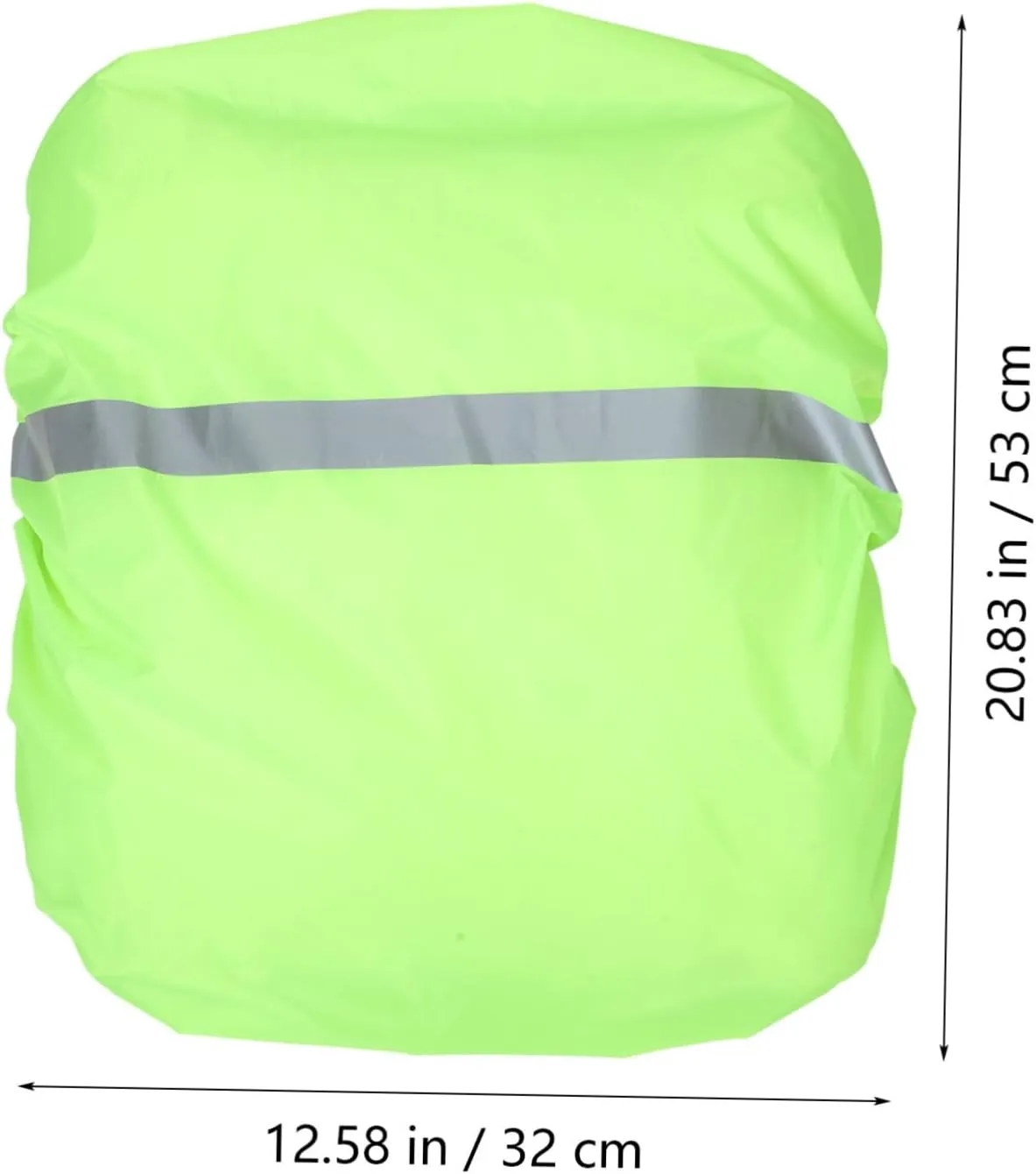 Back Protective Cover Light Green Reflective Back Covers Bag Rain Cover Mountaineering Bag Waterproof