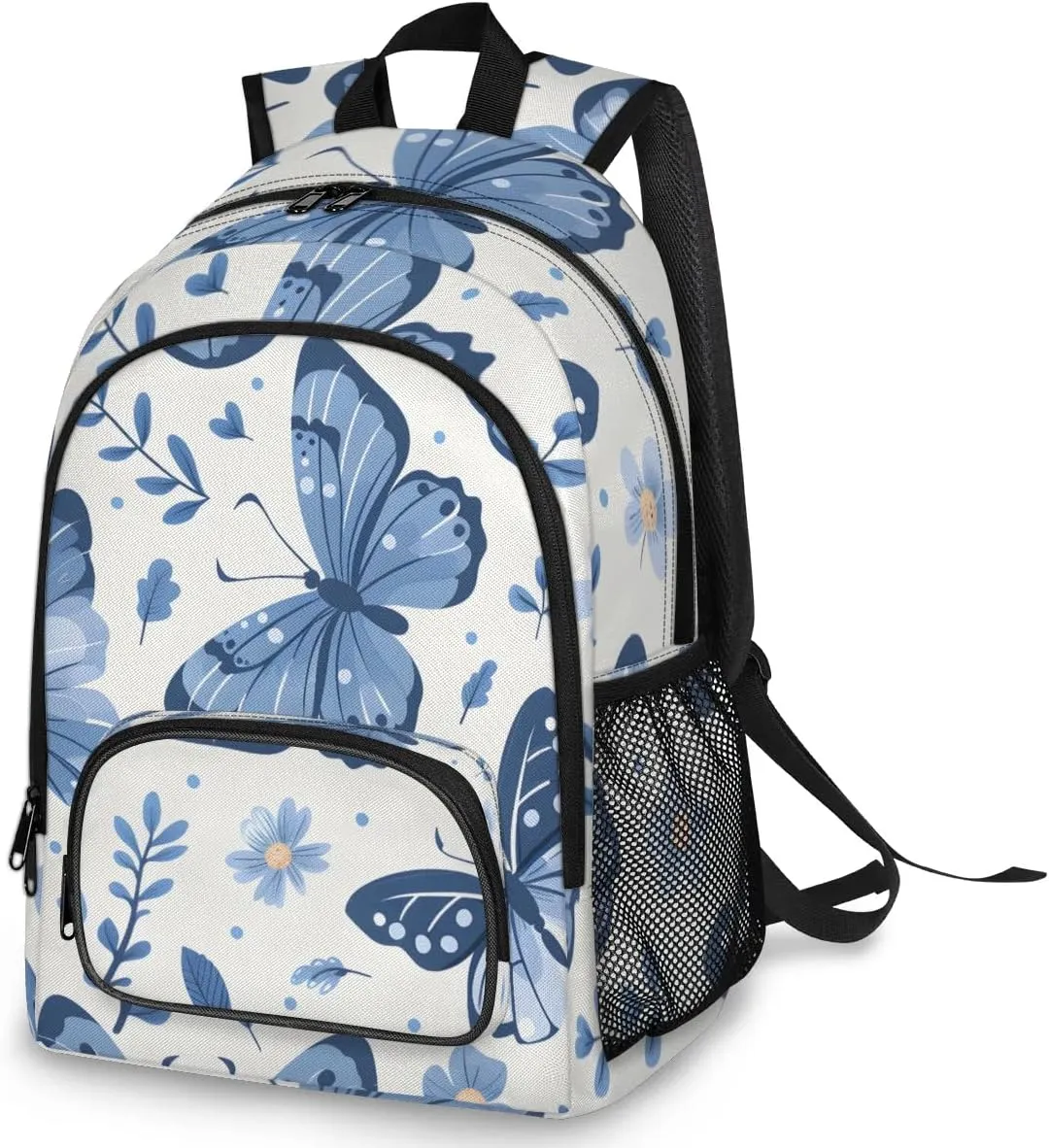Backpack For Women Men, Sunlit Butterfly Travel Backpack Laptop Backpack Tablet Casual Big Capacity Backpack Water Resistant Daypack Bags Bookbags Outdoor Camping