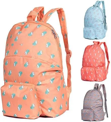 Backpack for women Waterproof Admission Package, Shoulder Bag Multi-function Folding Travel Backpacks, Bags(Yellow)