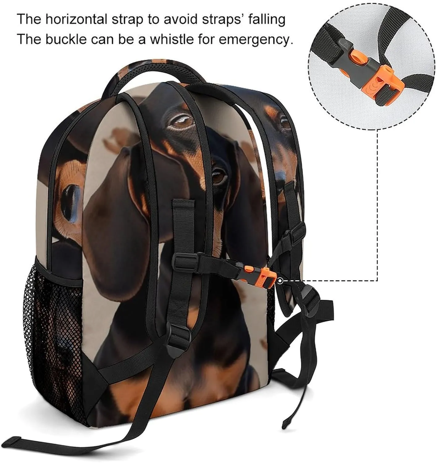 Backpacks Dachshund Dog Travel Bag Laptop Backpack Casual Daypack for Weekender Business Hiking