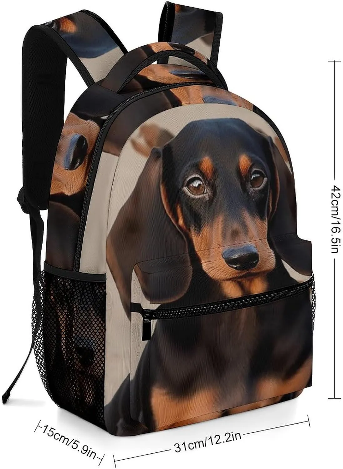Backpacks Dachshund Dog Travel Bag Laptop Backpack Casual Daypack for Weekender Business Hiking