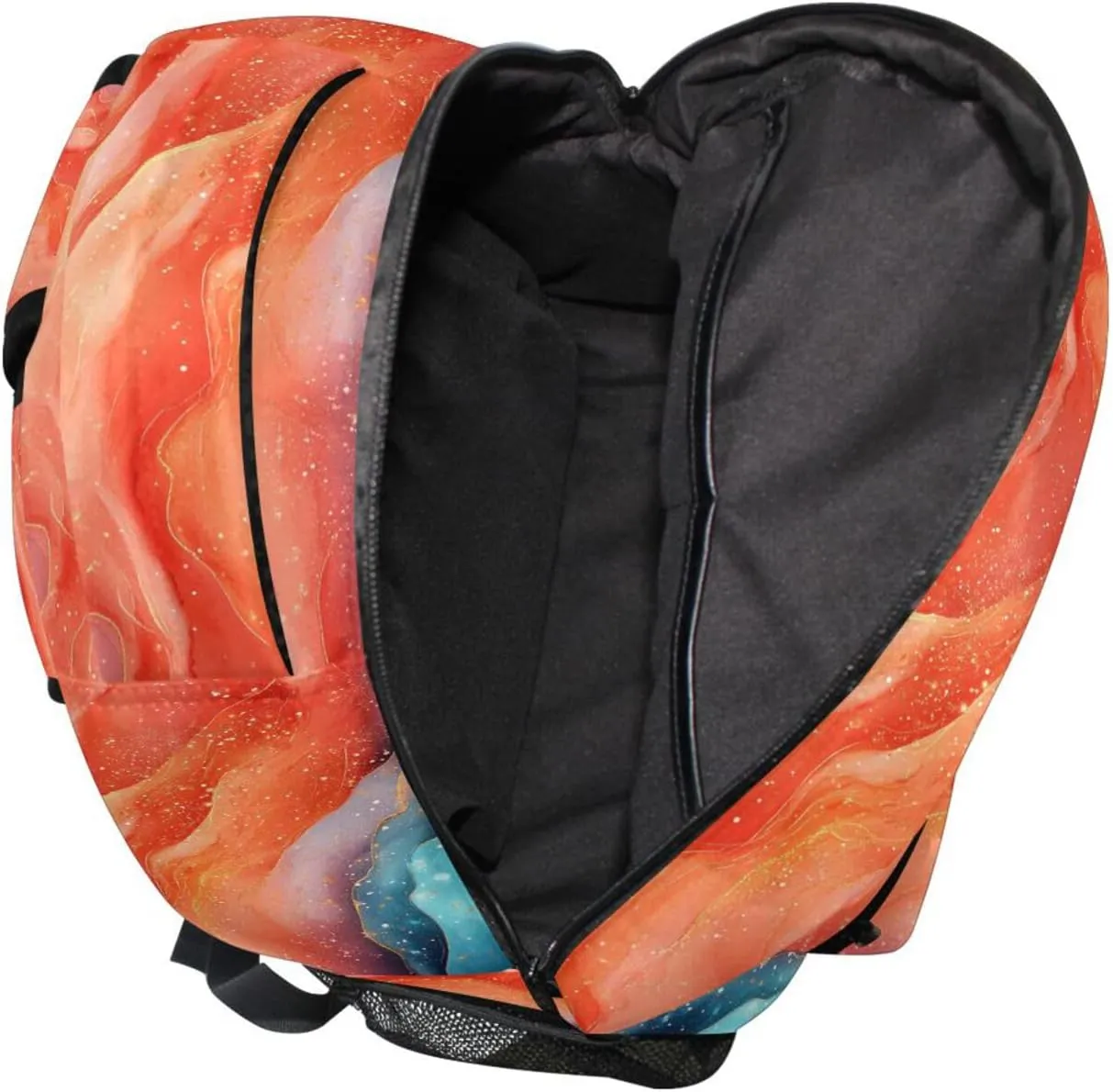 Backpacks for Women Men Waterproof Outdoor Backpack with Chest Strap Gift Men & Women Peach Turquoise Red