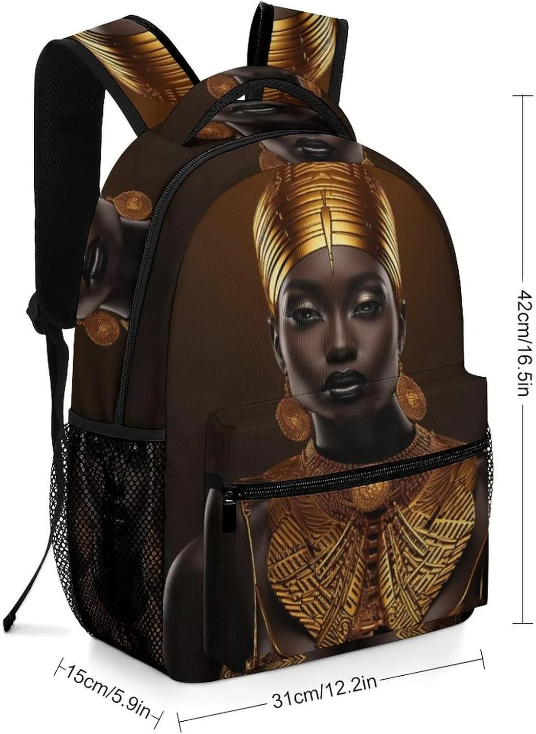 Backpacks Mysterious Beauty Travel Bag Laptop Backpack Casual Daypack for Weekender Business Hiking