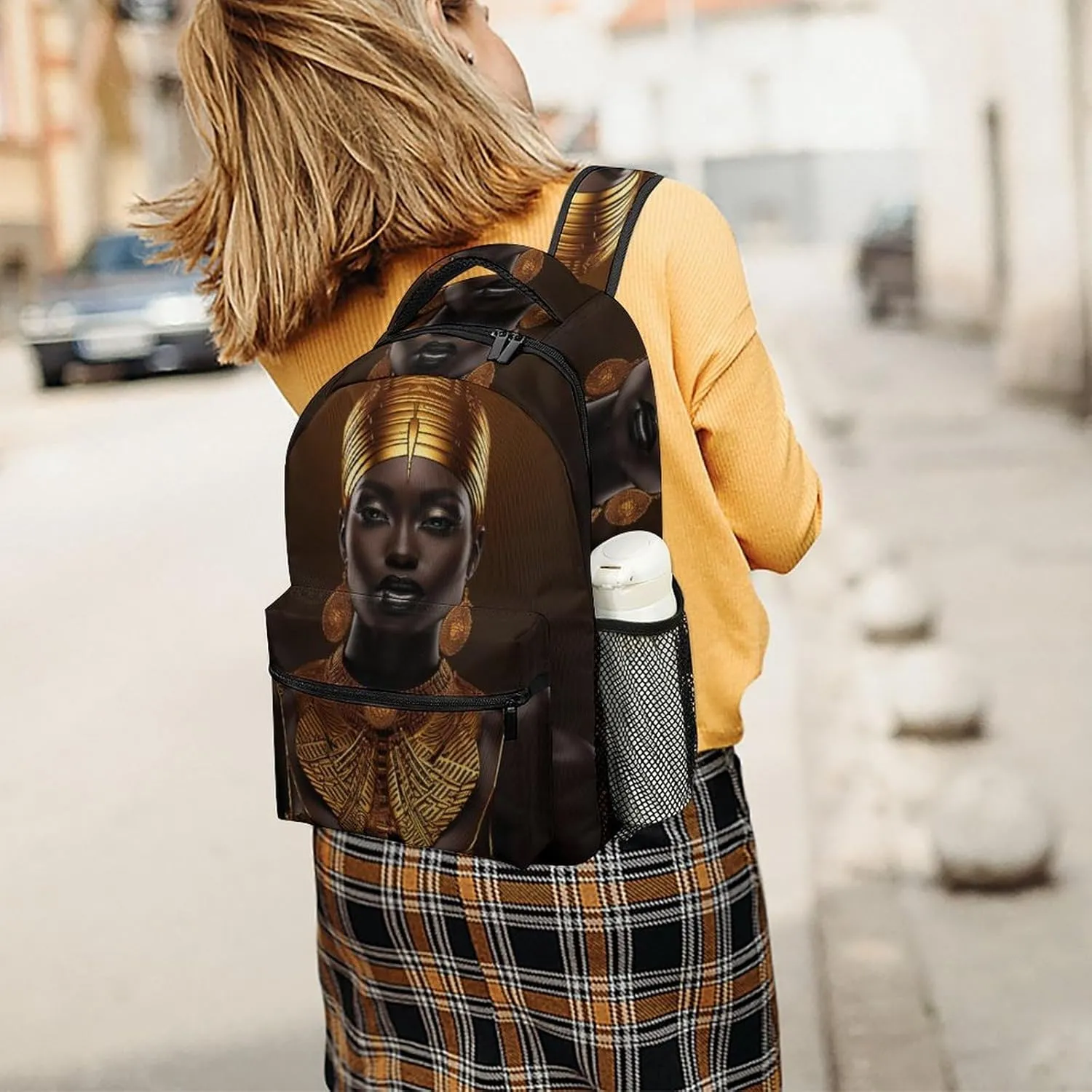 Backpacks Mysterious Beauty Travel Bag Laptop Backpack Casual Daypack for Weekender Business Hiking