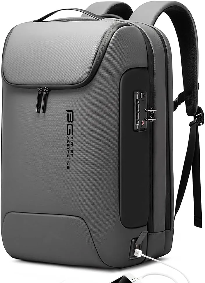 BANGE Anti Theft Backpack With TSA Lock,Waterproof Backpacks With YKK Zipper, High Tech Business Backpack For Men And Women, Laptop Backpack Fits For 17.3 Inch Notebook…