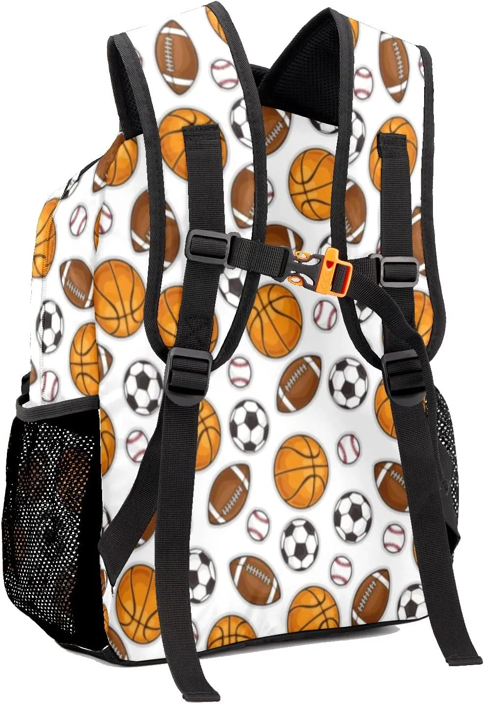 Basketball Soccer Personalized Kids School Backpack Custom for Boys Girls Primary Daypack School Bookbag Travel Bag