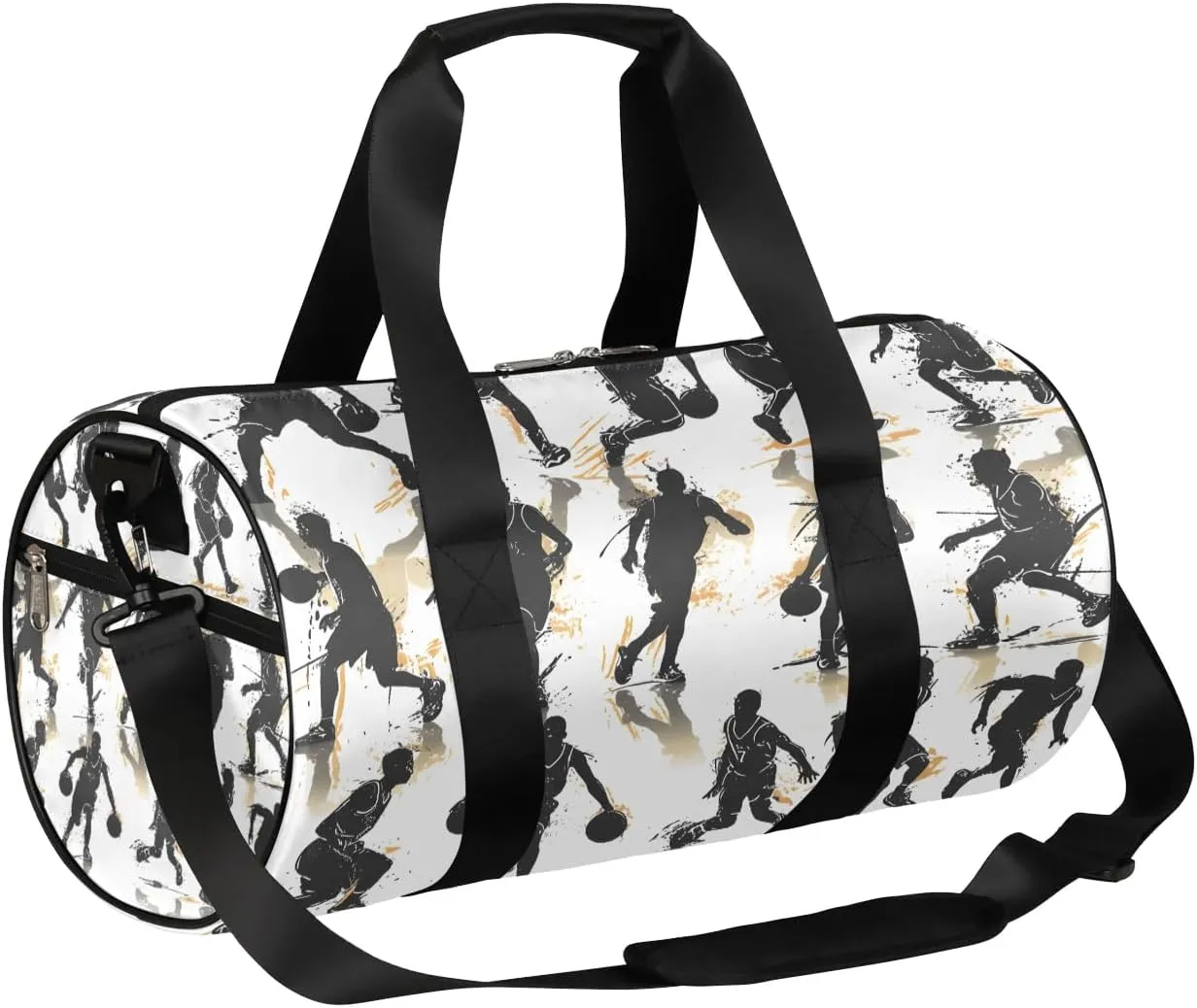 Basketball Sports Travel Duffle Bag Gym Bag for Women Men Lightweight Carry on Duffel Bag for Sports Gyms Weekend Getaway
