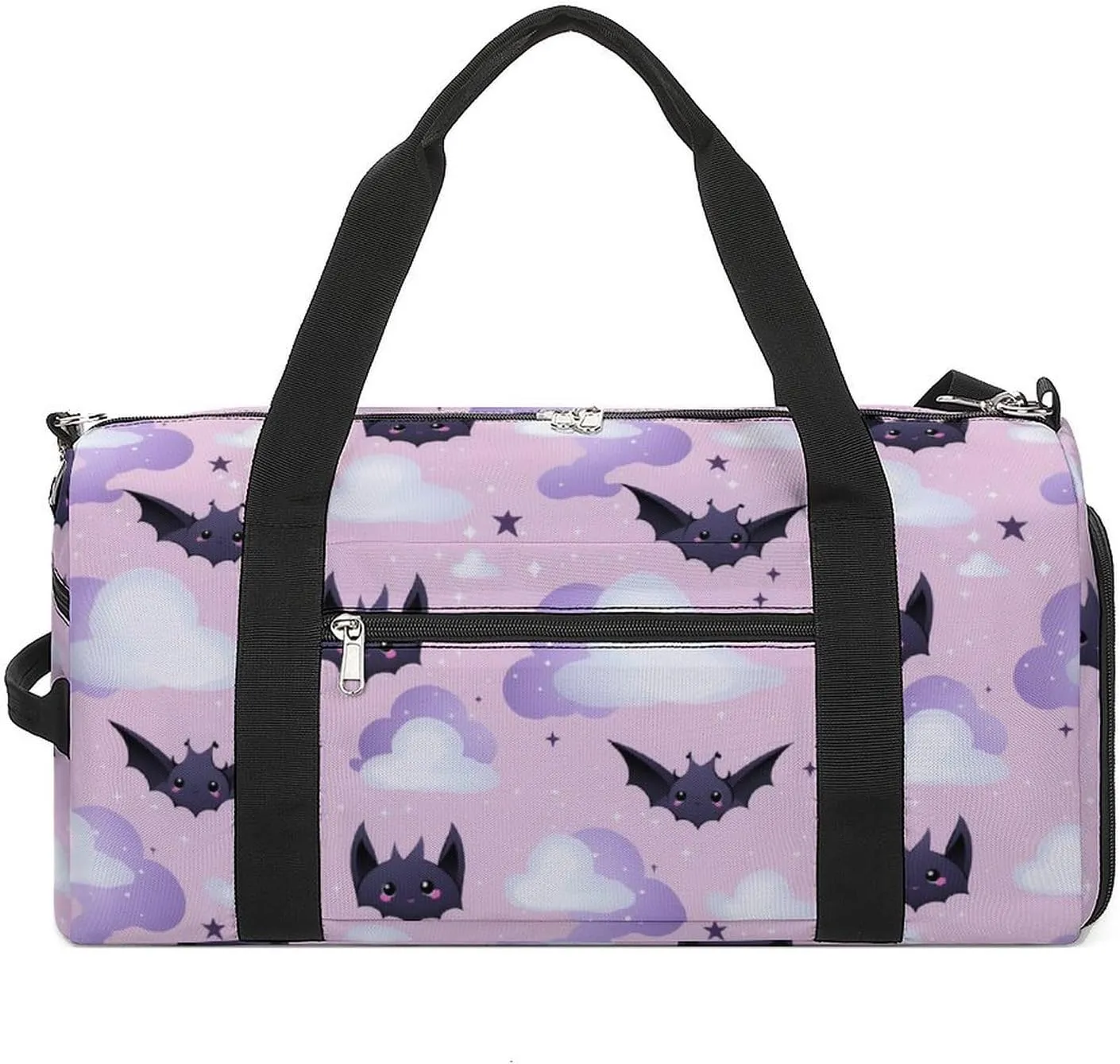 Bats Gothic Gym Bag Travel Duffel Bag Sports Tote Bag Workout Bag Weekender Bag for Women Men