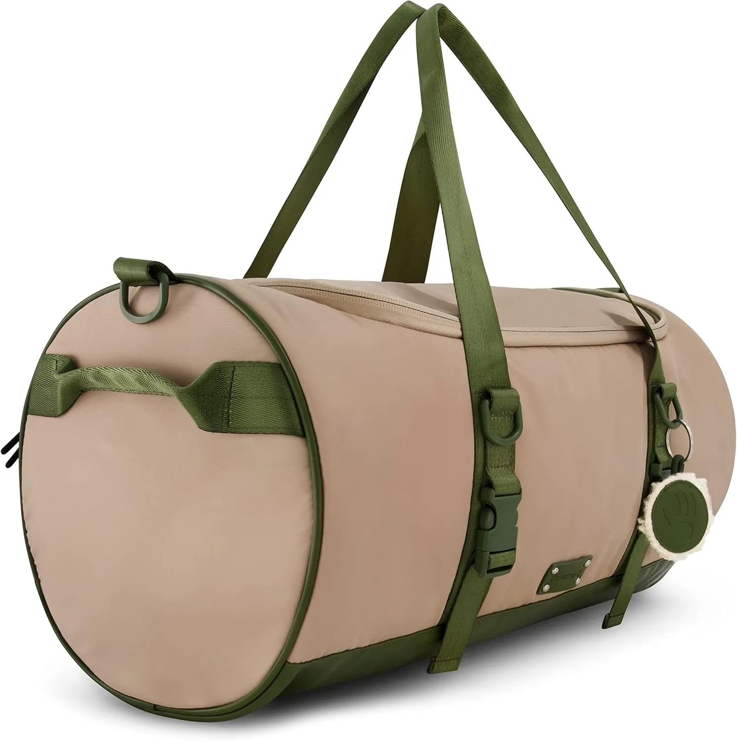 Bearpaw Duffel Gym Bag - Carry on Bag for Workout, Sports, Overnight, Travel Essentials and Weekender Bags for Women/Men - Perfect Travel Duffle Bag, Olive