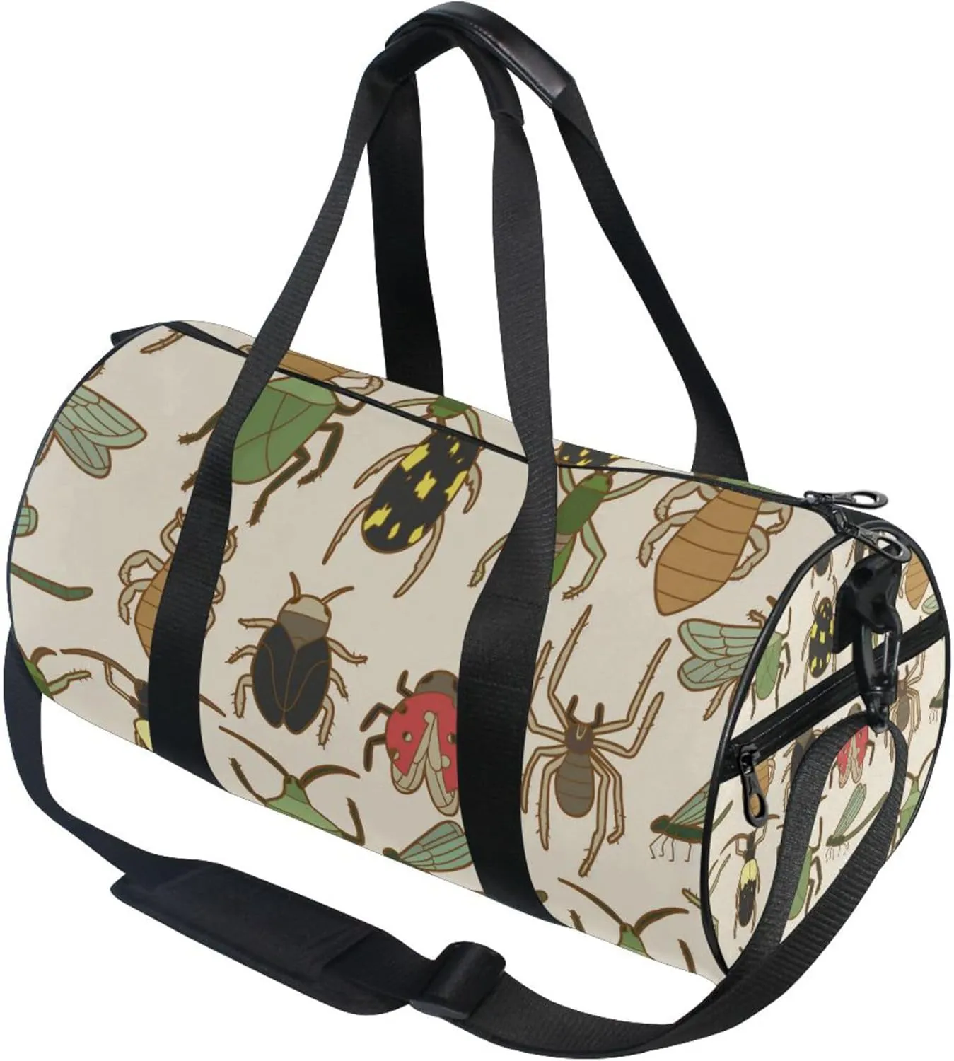Beetle Bug Insects Duffle Bag Gym Fitness Bag Sports Travel Workout Gymnastics Dance Bag