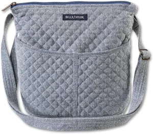 Bella Taylor Hipster Crossbody Purse for Women | Medium Size Shoulder Bag with Adjustable Strap