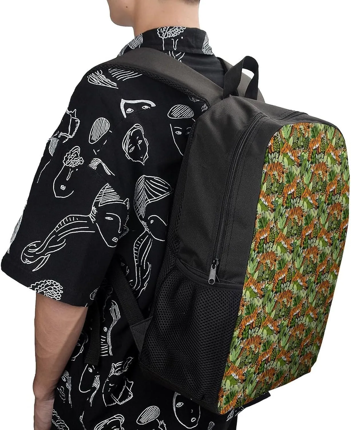 Bengal Tiger Jungle Backpack Lightweight Waterproof Backpacks Laptop Backpack for Unisex Casual Travel Daypacks Large Capacity