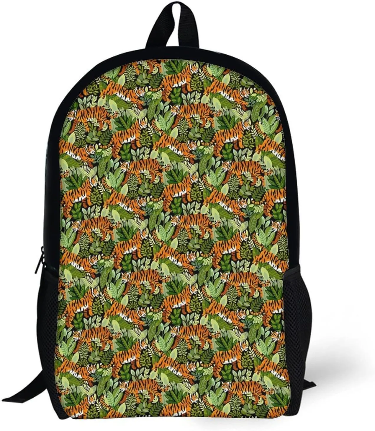 Bengal Tiger Jungle Backpack Lightweight Waterproof Backpacks Laptop Backpack for Unisex Casual Travel Daypacks Large Capacity