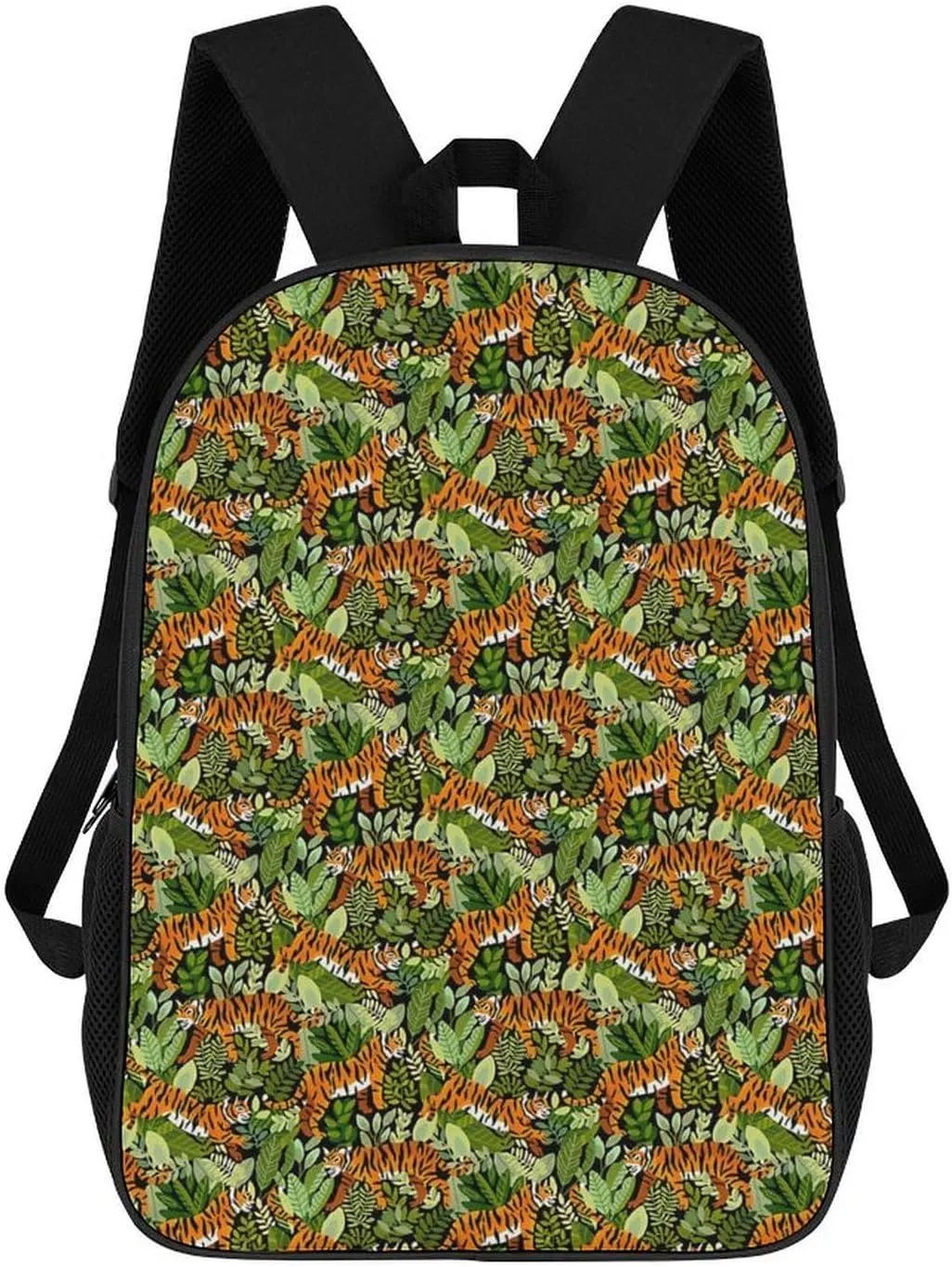 Bengal Tiger Jungle Backpack Lightweight Waterproof Backpacks Laptop Backpack for Unisex Casual Travel Daypacks Large Capacity