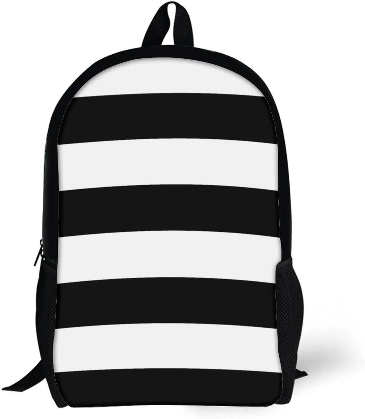 Black And White Backpack Lightweight Waterproof Backpacks Laptop Backpack for Unisex Casual Travel Daypacks Large Capacity