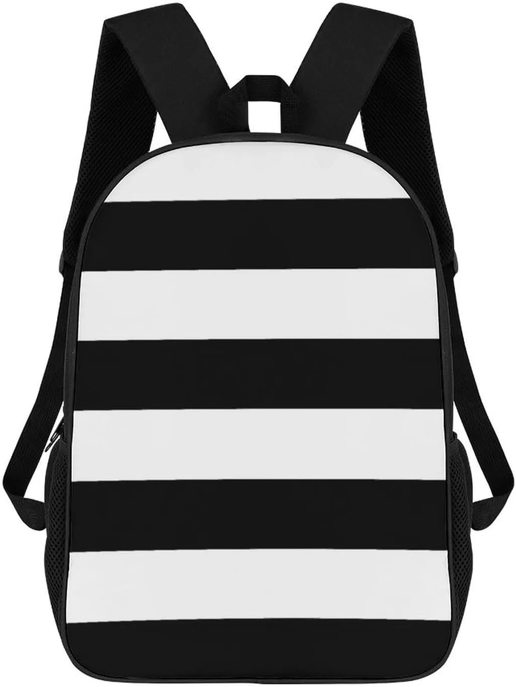 Black And White Backpack Lightweight Waterproof Backpacks Laptop Backpack for Unisex Casual Travel Daypacks Large Capacity