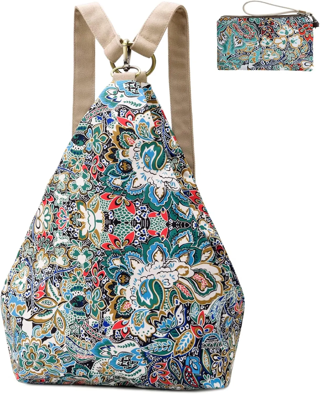 Black Butterfly Premium Backpack for Women, Bohemia Style Fashion Casual Daypack Backpack, Small Backpack Purse (02-blue Plus)