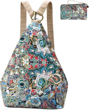 Black Butterfly Premium Backpack for Women, Bohemia Style Fashion Casual Daypack Backpack, Small Backpack Purse (02-blue Plus)