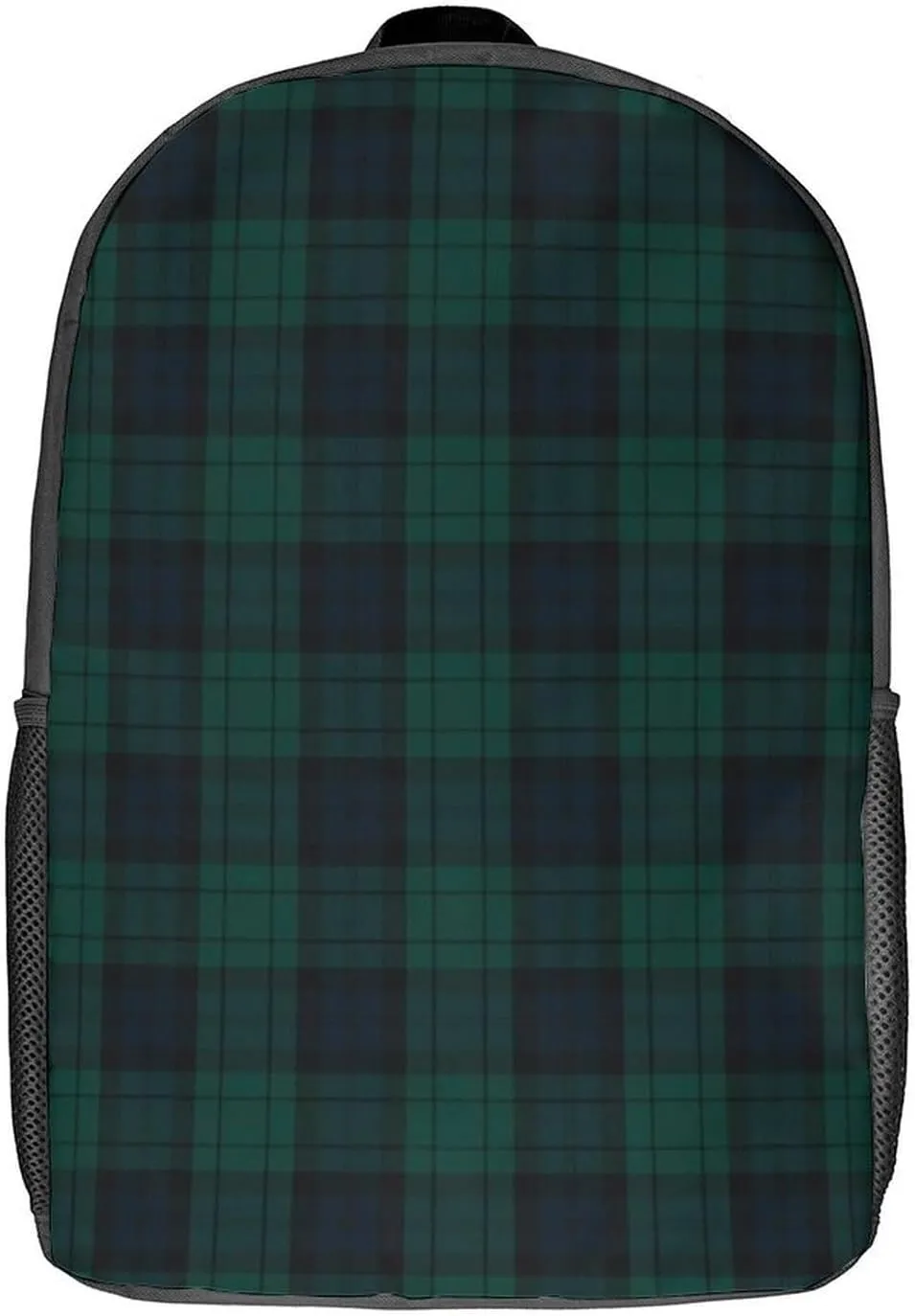 Black Watch Tartan Backpack Lightweight Waterproof Backpacks Laptop Backpack for Unisex Casual Travel Daypacks Large Capacity