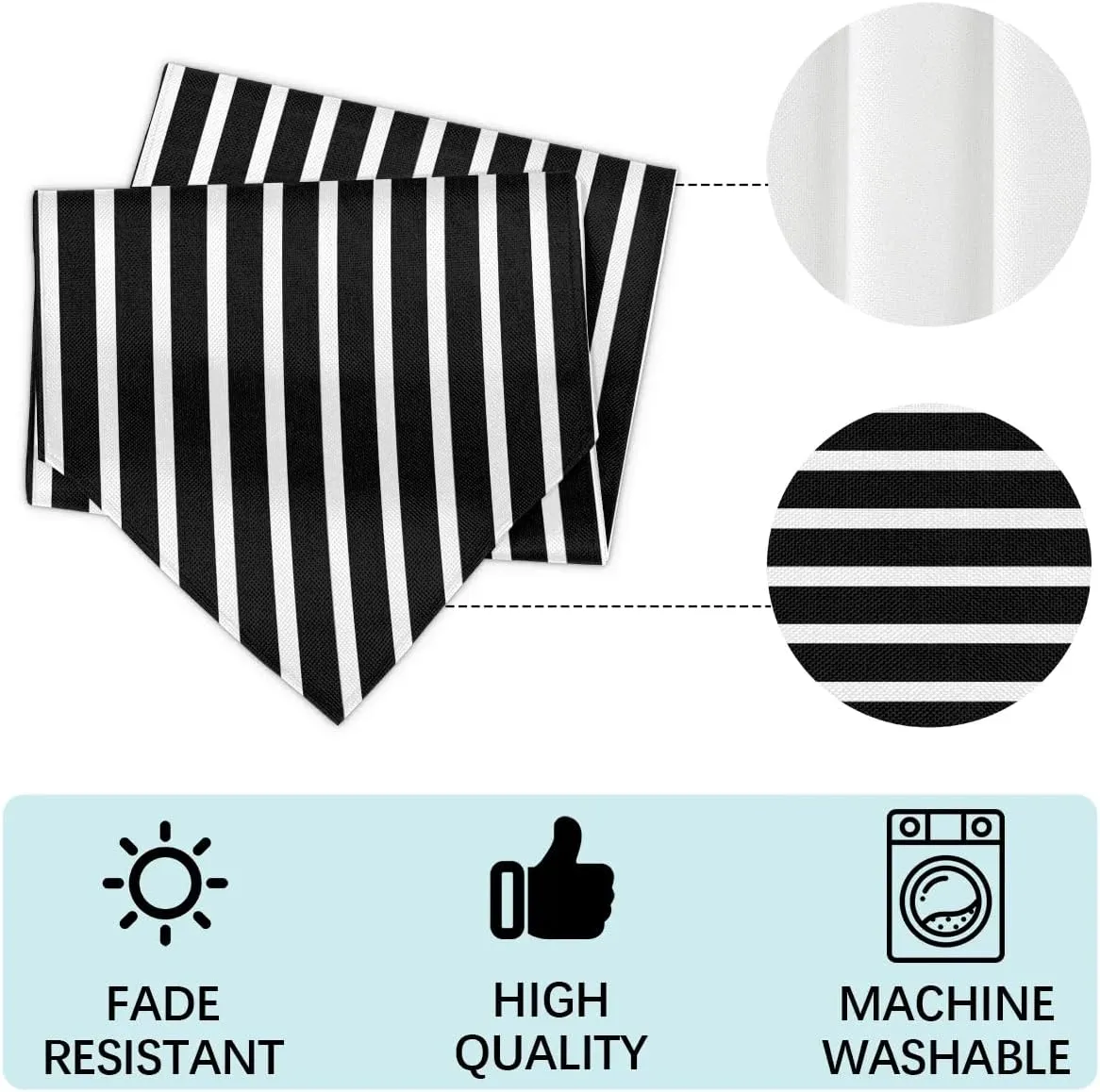 Black White Stripes Briefcases for Men Crossbody Bags Laptop Carrying Case Messenger Bag for 15" Laptops and Under