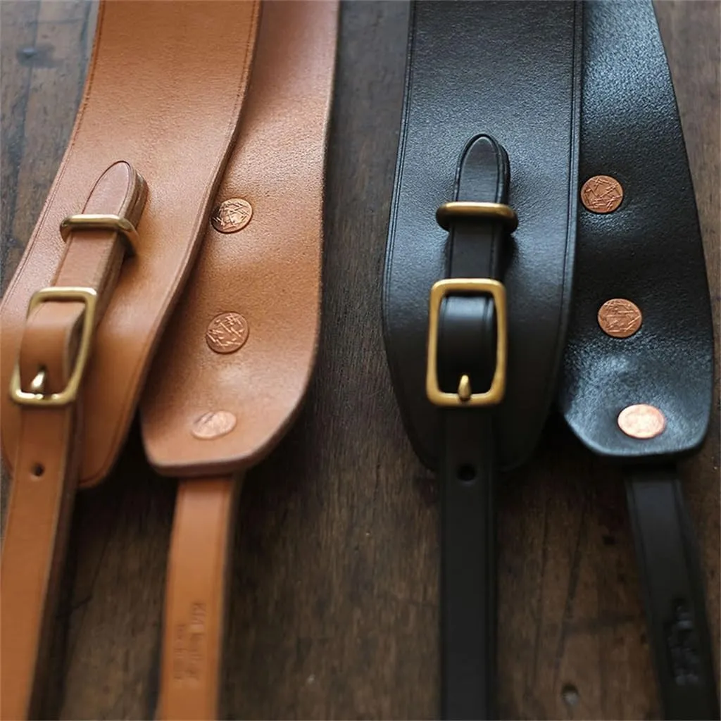 Black Wide Shoulder Bag Strap Handmade Backpack Crossbody Bag Shoulder Strap Accessories