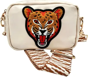 BLOC Bags Crossbody Bags for Women Purse Designer Shoulder Handbag with Zippers, Internal Zipper Pocket, and Wide Strap