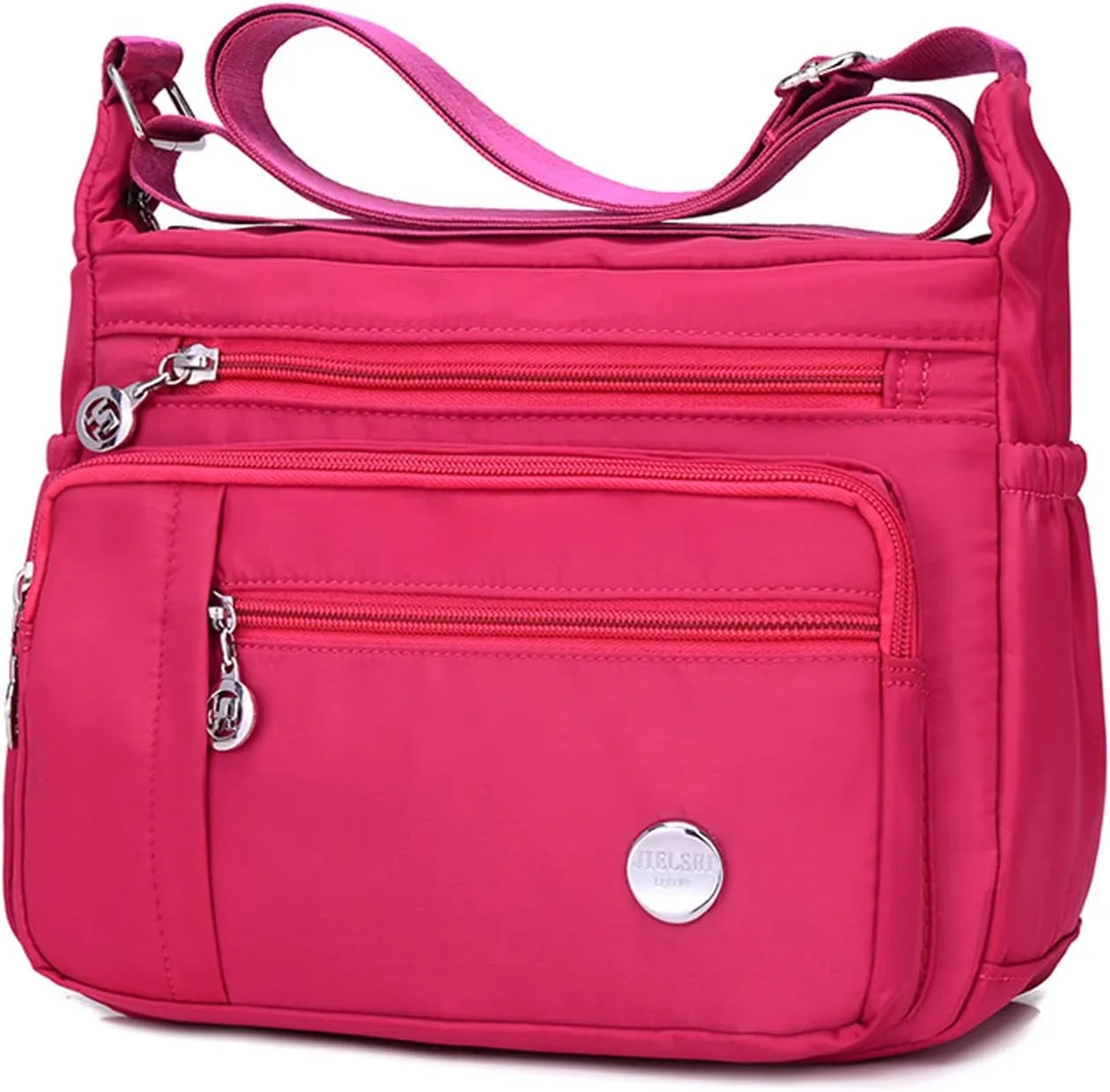 Blostirno Women's Crossbody Bag Nylon Waterproof Shoulder Handbags Purses Travel Bags with Muitipockets