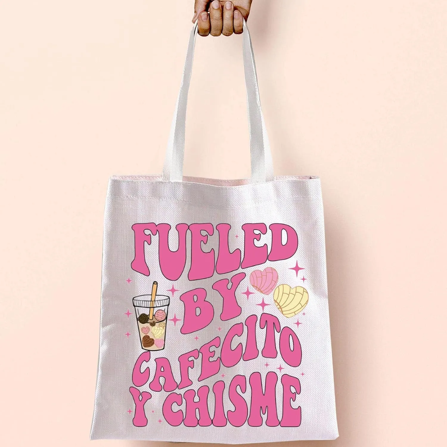 BLUPARK Fueled By Cafecito Y Chisme Tote But First Cafecito Y Chisme Chingona Bag Mexican Chismosa Tote Mexican Latina Gift