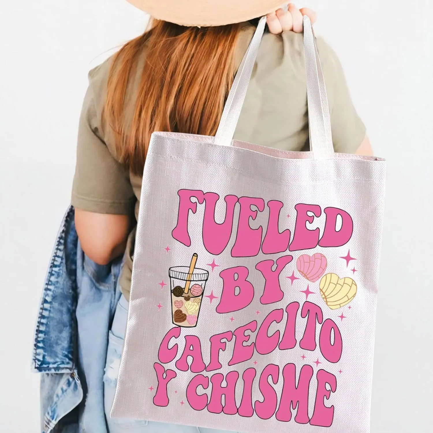 BLUPARK Fueled By Cafecito Y Chisme Tote But First Cafecito Y Chisme Chingona Bag Mexican Chismosa Tote Mexican Latina Gift