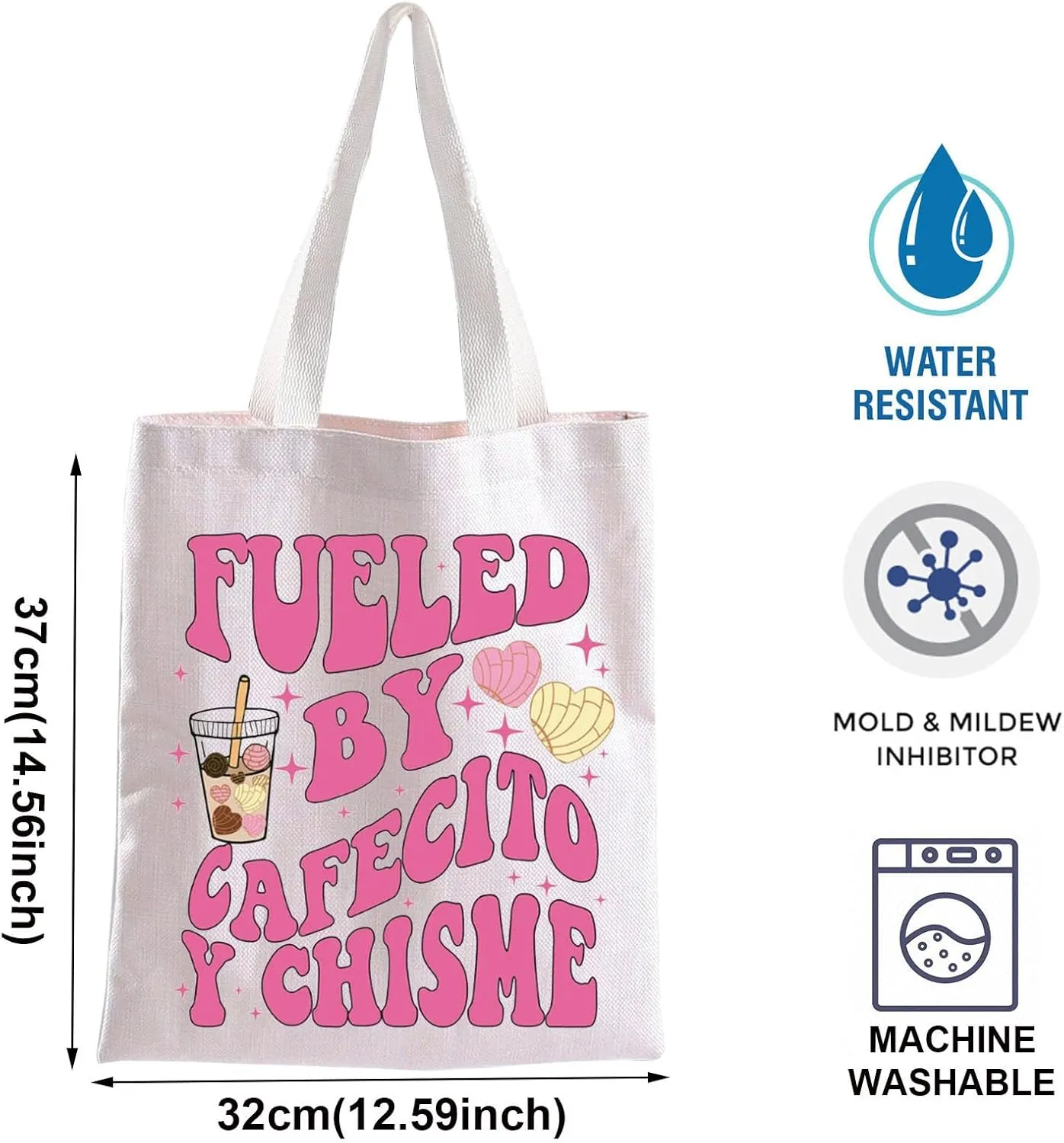 BLUPARK Fueled By Cafecito Y Chisme Tote But First Cafecito Y Chisme Chingona Bag Mexican Chismosa Tote Mexican Latina Gift