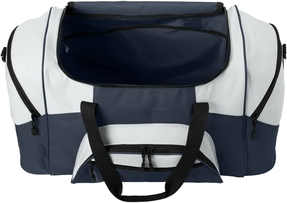 Boise State Suitcase Duffel Bag Large Boise State University Duffle for Travel or Sports Gear Bag (Navy)
