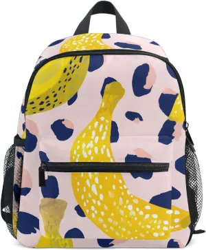 Bolaz Upgraded Backpack for School Teenagers Girls Boys-Banana Pattern,Travel Bag with Chest Buckle and Whistle