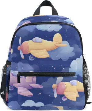 Bolaz Upgraded Backpack for School Teenagers Girls Boys-Dreamliner Aircraft Pattern,Travel Bag with Chest Buckle and Whistle