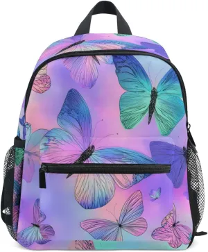 Bolaz Upgraded Backpack for School Teenagers Girls Boys-Enchanted Butterfly Pattern,Travel Bag with Chest Buckle and Whistle