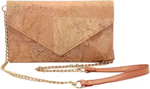 boshiho Natural Cork Crossbody Bag, Women Vegan Handbag Cork Clutch Wallet
