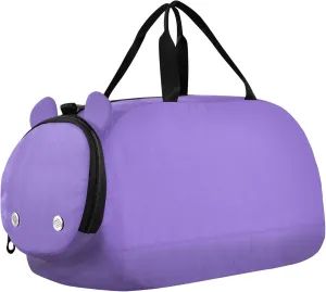 Boys Carry on Duffel Bag Medium Purple Toddler Weekender Bags Girls Tote Duffle Bags Travel with Shoulder Strap