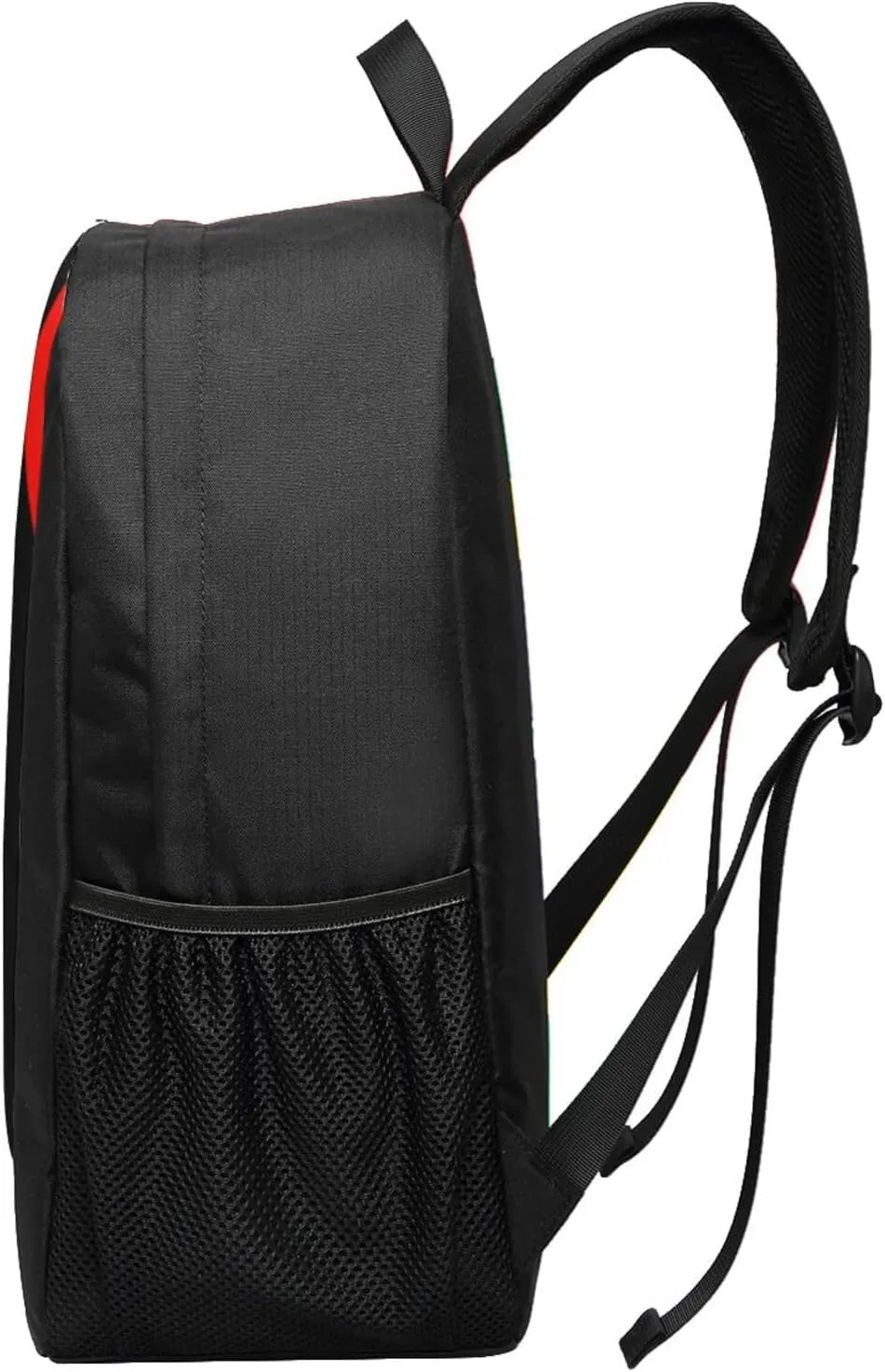 Brazil Brazilian Flag Tongue Pride Casual Backpacks Sports Backpack Large Capacity Travel Rucksack Laptop Daypack with Multi-Pockets Adjustable Strap Work Bag for Hiking