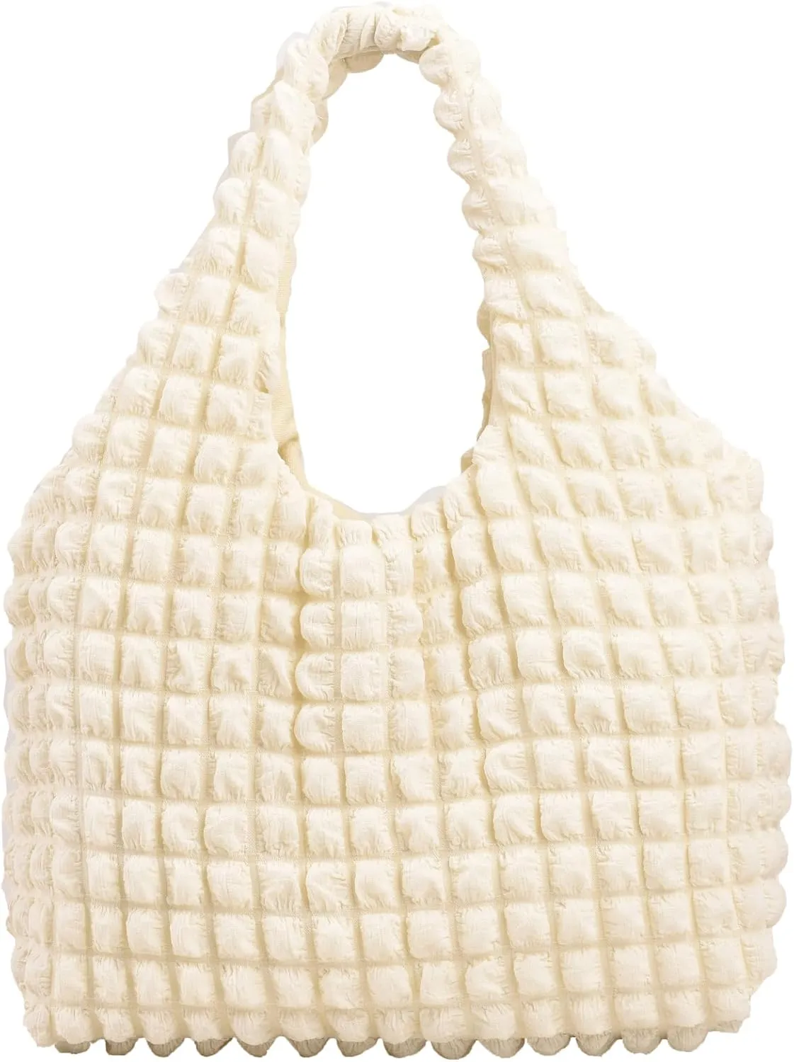 Bubble Large Shoulder Bags for Women Puff Tote Handbag and Purse Cloud Casual Shopping Travel Bag Lightweight