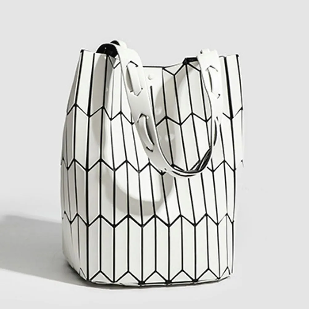 Bucket Bags for Women PVC Crossbody Top-handle Purses Trendy Vintage Shoulder Bag 2025