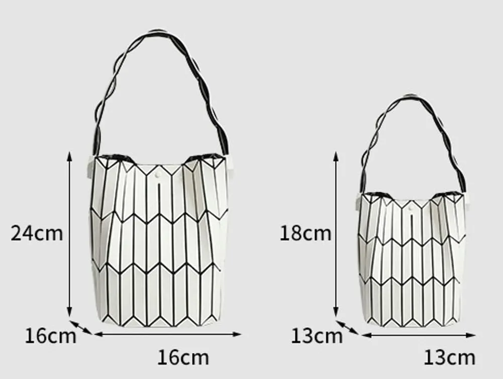 Bucket Bags for Women PVC Crossbody Top-handle Purses Trendy Vintage Shoulder Bag 2025