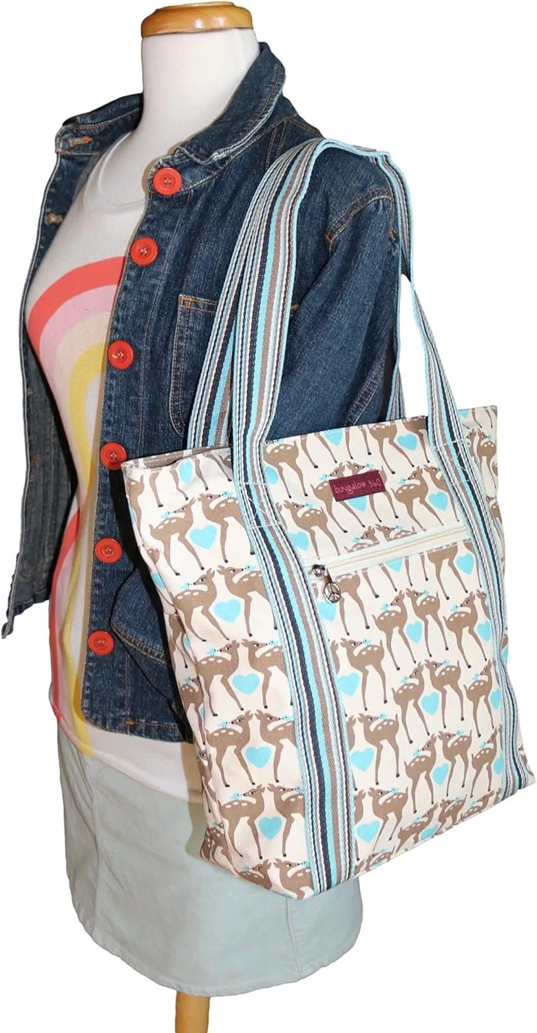 bungalow 360 Vegan Striped Tote Bag