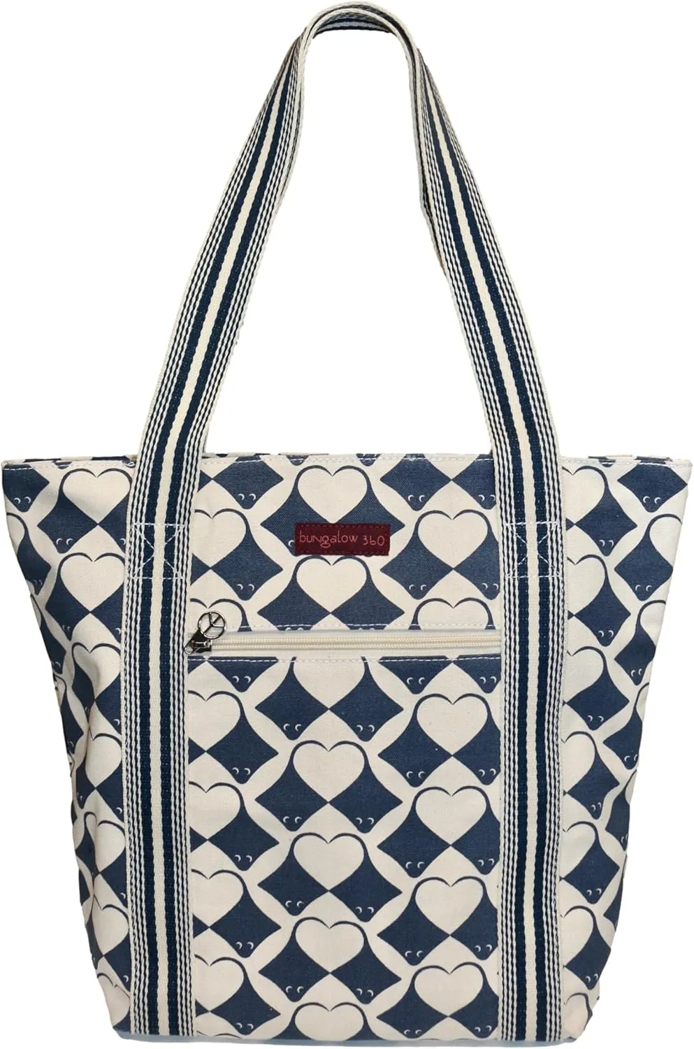 bungalow 360 Vegan Striped Tote Bag