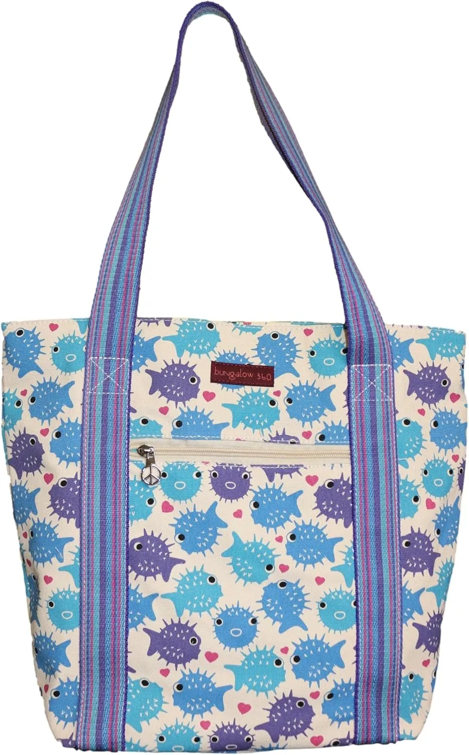 bungalow 360 Vegan Striped Tote Bag