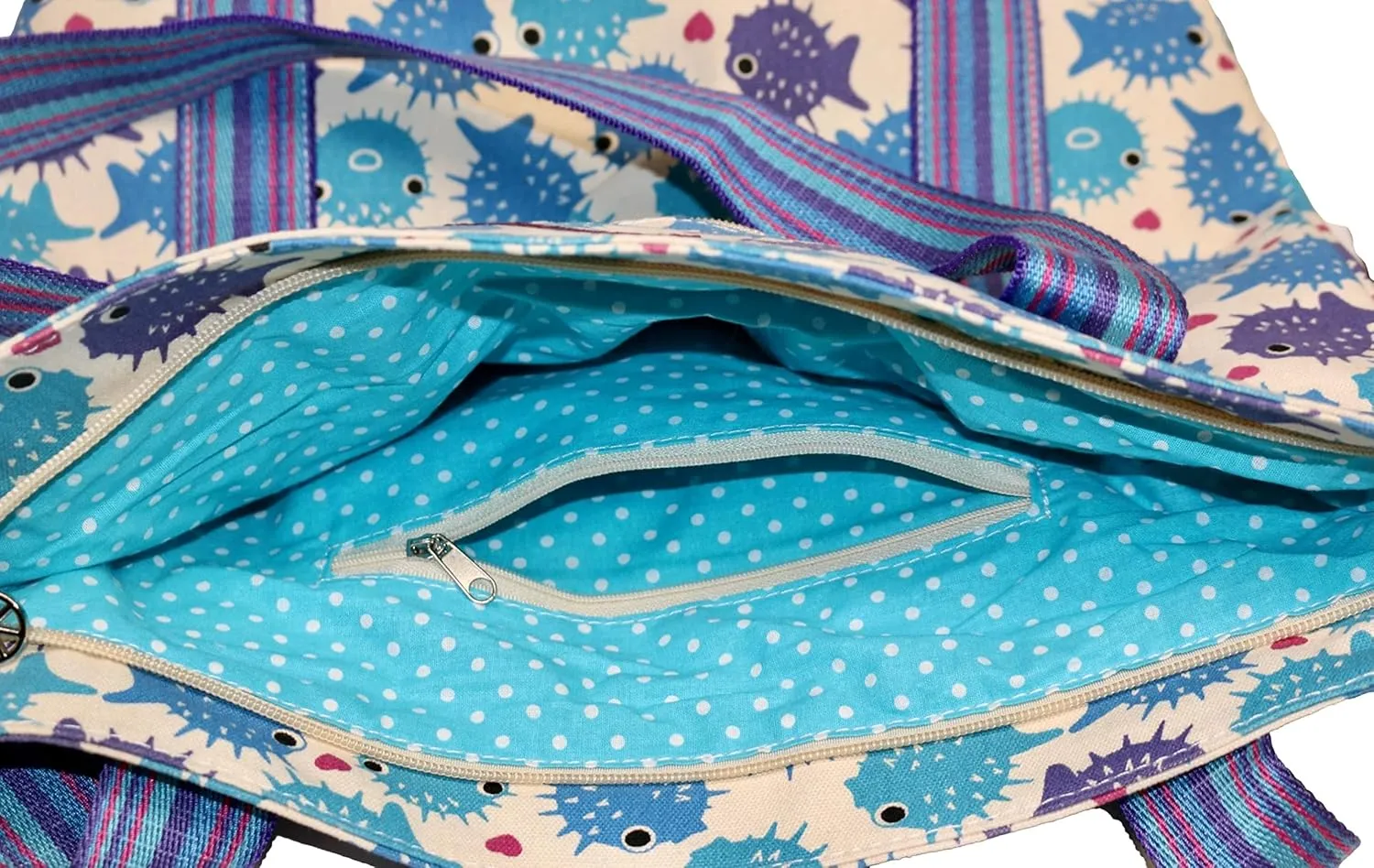 bungalow 360 Vegan Striped Tote Bag
