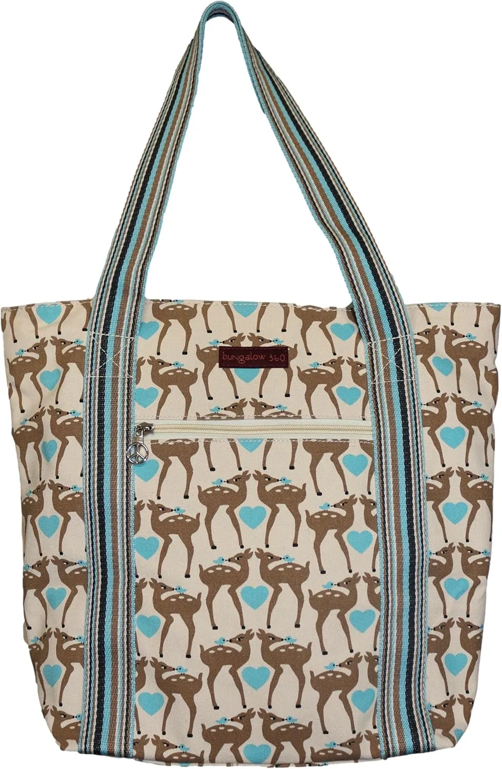 bungalow 360 Vegan Striped Tote Bag