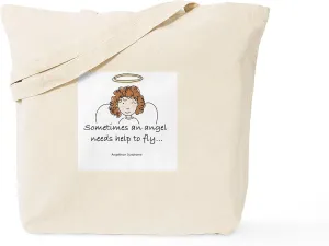 CafePress Angelman Syndrome Awareness Tote Bag Reusable Natural Beige Canvas Shopping Bag