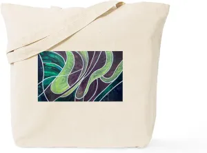 CafePress Patience Reusable Natural Beige Canvas Shopping Bag