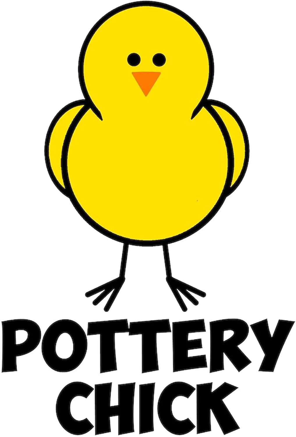 CafePress Pottery Chick Tote Bag Natural Canvas Tote Bag, Reusable Shopping Bag